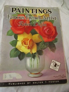 Vintage Book Paintings by Famous French Artist Robert Duflos Step Instructions - Picture 1 of 4