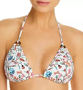 Shoshanna White Veranda Floral Ring Bikini Top Multi-Color Cup Size B/C 00317 - Picture 1 of 2