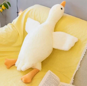 Muñeca de peluche de ganso de 20"" suave peluche pato muñeca almohada lindo cisne juguete regalo - Imagen 1 de 9