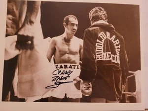 BIG SALE CARLOS ZARATE  HAND SIGNED  PHOTO -- COA - Picture 1 of 1