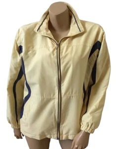 WILSON Womens Size Medium Yellow Polyester Full Zip Long Sleeve Jacket - Picture 1 of 5