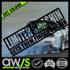 Drift Sticker Decal Limiter Smashin For Drifting Jdm Burnout Hoon Hooning Skids - Picture 1 of 4
