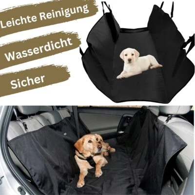 VERK GROUP Hundedecke Autoschondecke Schutzdecke Hund Auto Rückbank Kofferraum Rücksitz
