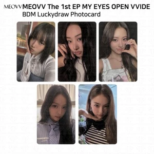 MEOVV The 1st EP Album My Eyes Open Wide BDM Luckydraw Photocard KPOP K-POP - Picture 1 of 9