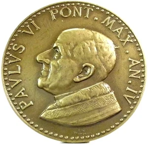 Vaticano-Roma (PAOLO VI) Medaglia 1966 - Picture 1 of 7