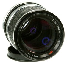 Rolleiflex Carl Zeiss Tele Tessar 4,0/135 made in Germany BQM