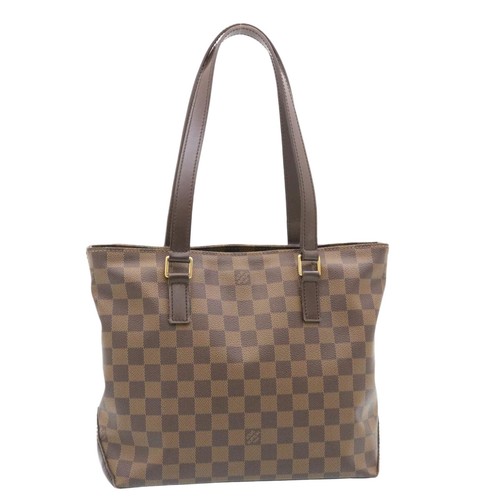 LOUIS VUITTON Damier Ebene Cabas Piano Tote Bag N51187 LV Auth knn074