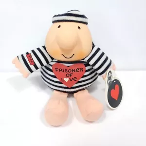 American Greetings Ziggy Gefangener der Liebe Plüsch Valentinstag Herz Vintage 6 Zoll - Bild 1 von 6