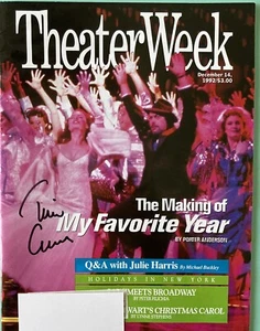 Rivista firmata Tim Curry Theater Week 14 dicembre 1992 il mio anno preferito - etichetta - Foto 1 di 5