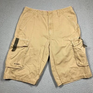 Plugg Shorts Herren 31 khaki Cargo 12" Schrittlänge Y2K Soul Surfer Gorpcore Skater - Bild 1 von 18