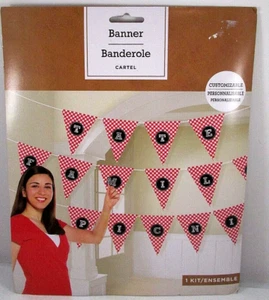 NEW Alphabet & Party CUSTOMIZABLE PENNANT BANNER KIT ~ Birthday Supplies - Picture 1 of 3