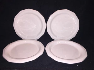 Qty 4 PFALTZGRAFF 7" Heritage White DESSERT, BREAD/BUTTER, SALAD PLATES MoreList - Picture 1 of 3