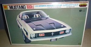 OTAKI Vintage FORD MUSTANG MACH 1 Motorized 1/24 Model Kit Unbuilt Exc Shape! - Picture 1 of 9