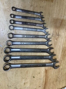 Vintage Craftsman 9 pc SAE Combination Wrench Set VV VA Series USA 5/16” - 3/4” - Picture 1 of 7