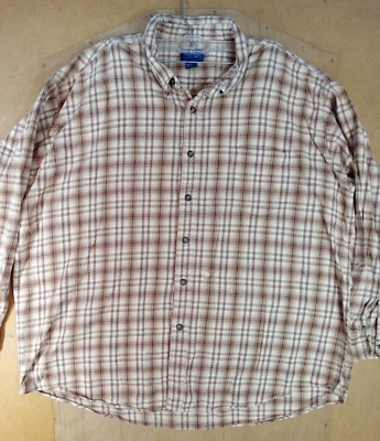 Camisa De Franela Towncraft Vintage Penney's Manga Larga XXL Extra Grande J43 Foto 1 de 4