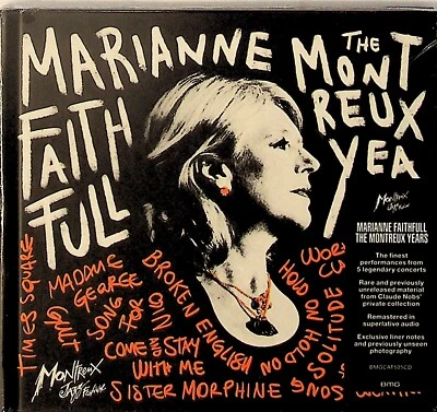 Marianne Faithfull -The Montreux Years Digibook CD -NEW (2021) Remastered/Live  - Image 1 of 2