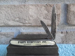 VINTAGE COLONIAL PROVIDENCE R.I. USA 2 BLADE POCKET KNIFE PARTS ASSOCIATES INC. - Picture 1 of 21