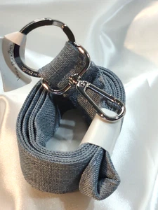 Llavero ancho VERA BRADLEY, GRIS ZEN, broche de langosta, iluminar nuevo con etiquetas - Imagen 1 de 6