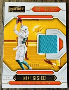 2021 Panini Playbook #HR-MG Mike Gesicki /299 Hot Routes Miami Dolphins - Picture 1 of 2