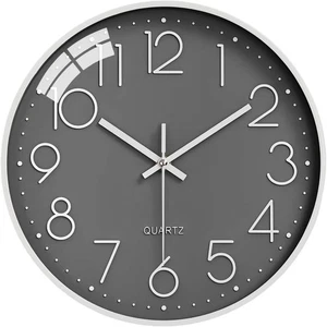 Klassische Quarz-Wanduhr Quarzuhr Wand Küchen Bahnhof Wohnzimmeruhr Uhr Rund - Bild 1 von 20