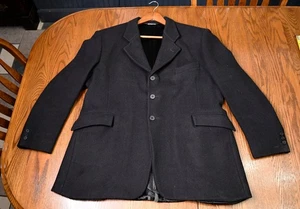 Klassischer Vintage Melton Heavy Mantel Jacke Herren 44 Foxhunt - Bild 1 von 13