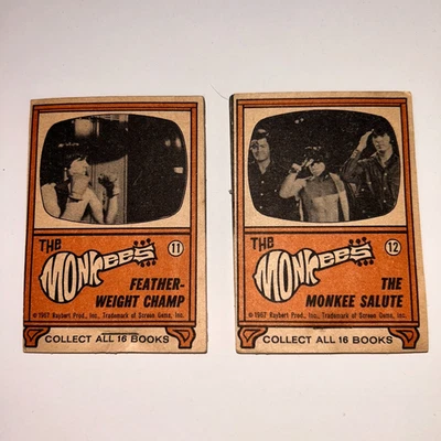 TWO Topps The Monkees Movie Paper Flip Books Raybert Prod 1967 USA - Image 1 of 4