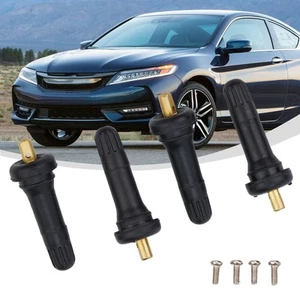 Valve Stem 4Pcs Black Tire Pressure Parts Practical Accessories Useful - Picture 1 of 12