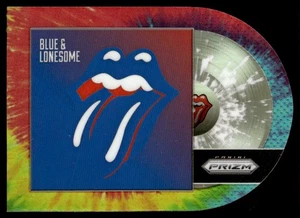 Couverture album Panini Prizm Rolling Stones 2025 tie dye bleu et solitaire 02/49 #25 - Photo 1/2