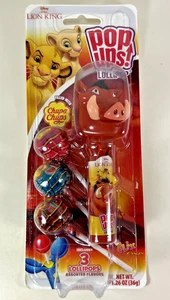 Flix Candy COLECCIONABLE Pop Ups Disney REY LEÓN PUMBAA Dispensador de piruletas Ahorrador - Imagen 1 de 5