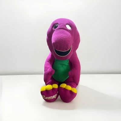 Dinosaurio de peluche parlante Barney Playskool de colección probado FUNCIONA 1992-1996 Lyon  Foto 1 de 4