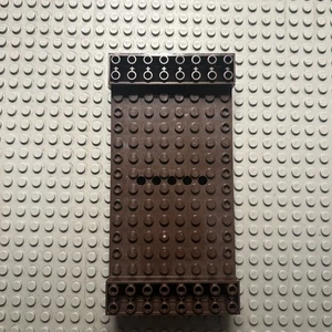 LEGO #95227 Pirate Ship Boat Hull Large Middle Dark Brown 8 x 16 x 2 1/3 with 5 - Picture 1 of 3