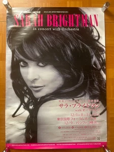 Sarah Brightman / Japan Tour 2014 Original Concert Promo Poster B2 20x28in - Picture 1 of 13