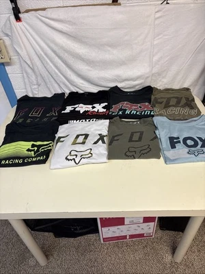 Lot Of 8 Fox Racing Short Sleeve T Shirt Mens XL  Different Colors - Image 1 of 4
