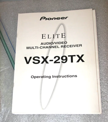 Pioneer Elite VSX-29TX  A/V Receiver With Pioneer  Remote Bundle-NOT WORKING - Image 1 of 4