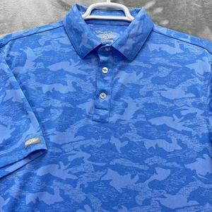 Straight Down Shirt Men Large Print Golf Performance Stretch graphic camo AOP - Picture 1 of 14