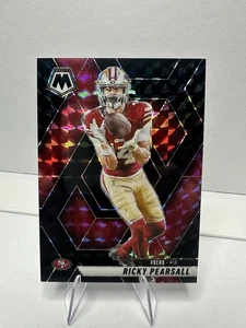 2025 Panini Mosaic Football Ricky Pearsall Black Mosaic 1 of 1 San Fran 49ers - Picture 1 of 3