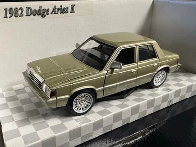 1982 Dodge Aries Sedan Gold Unmarked 1/24 Motormax - Image 1 of 4