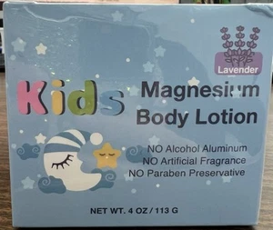 Kids Magnesium Body Lotion 4oz Lavendar - Picture 1 of 3