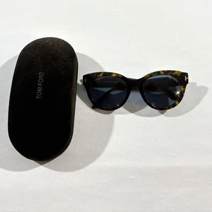 Tom Ford LOU TF741 52N 53-21 140 Schildpatt Damen Cat Eye Sonnenbrille Italy - Bild 1 von 13