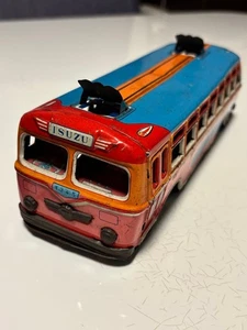 Vintage 1957Tin BusIsuzu BC20Rear Engine 132 Scale ATC Japan JP Toy Collectible - Picture 1 of 14