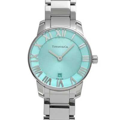 TIFFANY & Co. Atlas 2 Hand 1.1" 63452807 TIFFANY & Co. Blue WATCH 694800 - Image 1 of 4