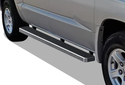 Подножки APS из нержавеющей стали 5 дюймов подходят для Dodge Dakota 2005-2011 годов выпуска с четырехместной кабиной - Изображение 1 из 4