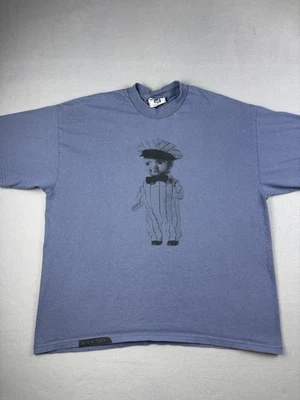 Vintage Lee Dungarees Shirt Size XL Blue Can’t Bust Em Buddy Lee Engineer 90s - Image 1 of 4