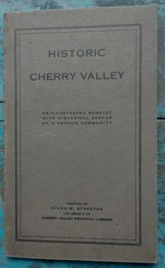 Historic Cherry Valley Otsego County NY 1926 Hilda Streeter Illustrated / Photos - Imagen 1 de 3