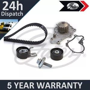 Gates Timing Cam Belt Kit + Water Pump Fits Ford Citroen Peugeot #1 - Picture 1 of 1