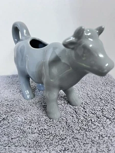 Food Network Ceramic Gray COW Creamer Perfect Condition - Picture 1 of 8