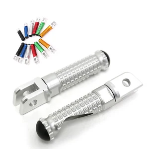 Silver CNC MPRO Front Foot Pegs For Ducati Streetfighter 1098cc S 08-11 12 13 14 - Picture 1 of 7