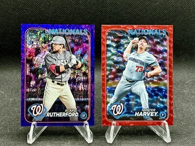 2024 Topps Washington Nationals Parallels 8 Card Lot - Image 1 of 4
