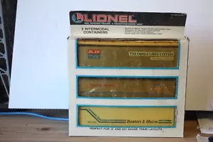 Lionel 6-12784 O Gauge Intermodal Containers 3-Pack NOS, (B-32) - Picture 1 of 9