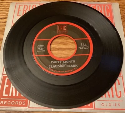 Claudine Clark “Party Lights” / Fabian “Tiger" 7" 45 rpm record 179 - Image 1 of 2